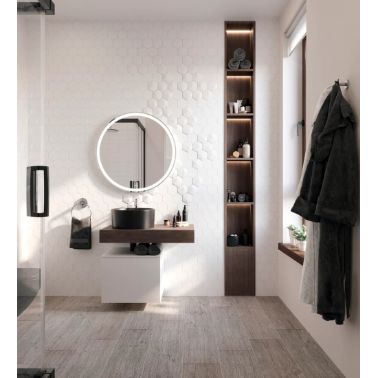 Столешница STWORKI Ольборг 80 без отверстий, дуб карпентер