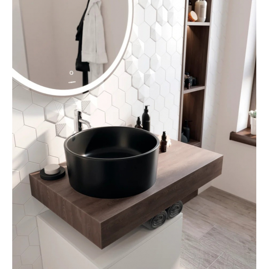 Столешница STWORKI Ольборг 80 без отверстий, дуб карпентер