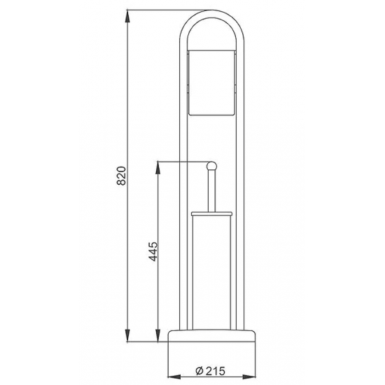 Стойка для туалета FRAP F903 