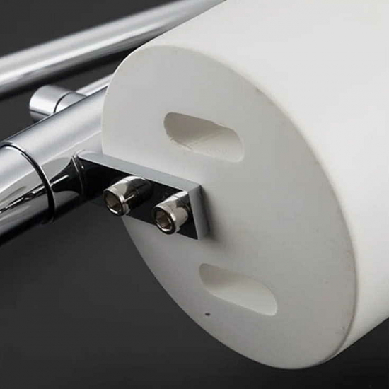 Стойка для туалета GAPPO G902-1   4-х функц. белый гранит/хром