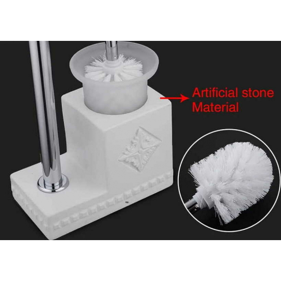 Стойка для туалета GAPPO G902-1   4-х функц. белый гранит/хром