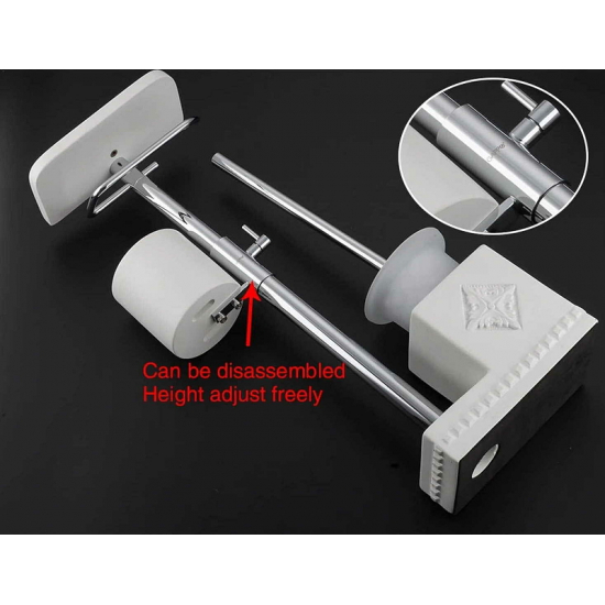 Стойка для туалета GAPPO G902-1   4-х функц. белый гранит/хром