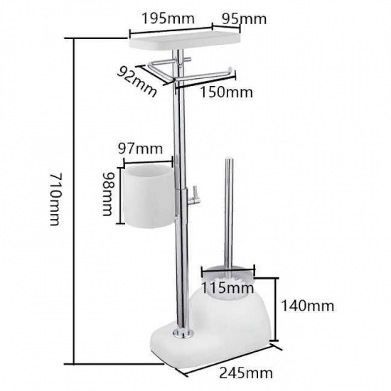 Стойка для туалета GAPPO G902