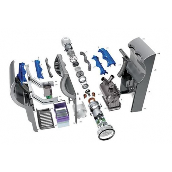 Сушилка для рук Dyson Airblade dB АВ14 серая