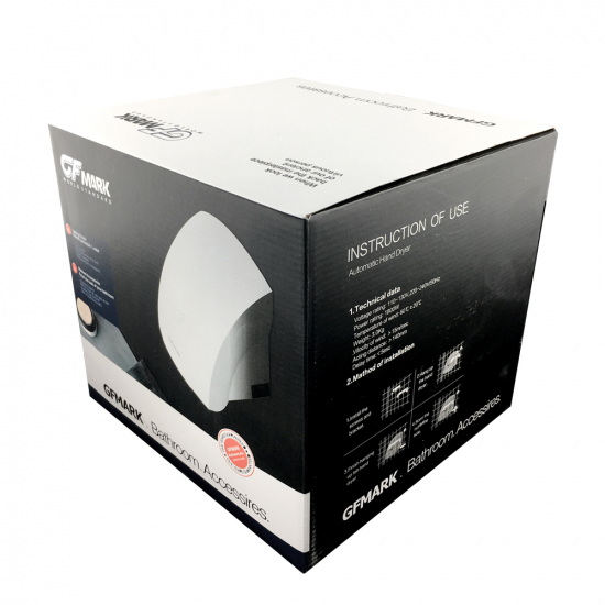 Сушилка для рук GFmark 6903 бел 1800Вт