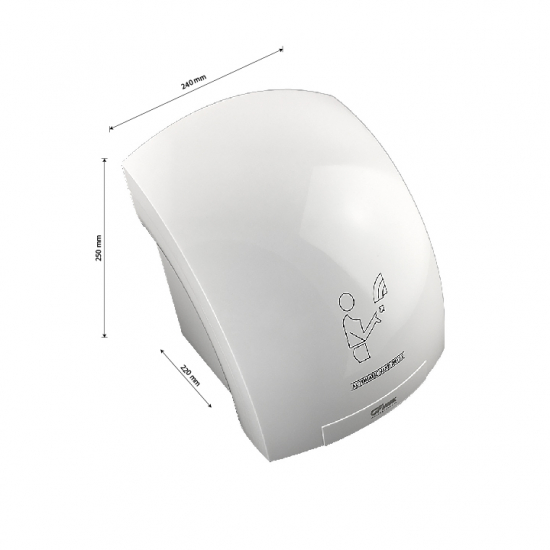 Сушилка для рук GFmark 6903 бел 1800Вт