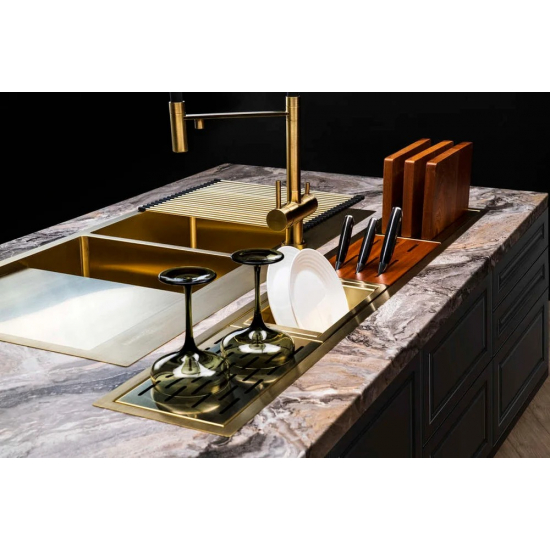 Сушилка OMOIKIRI DRY-02-LG встраиваемая, светлое золото