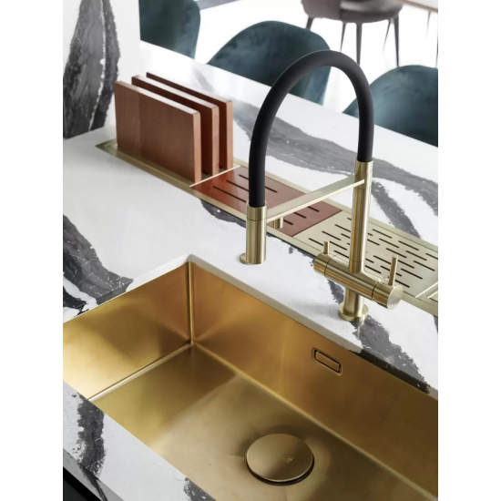 Сушилка OMOIKIRI DRY-02-LG встраиваемая, светлое золото