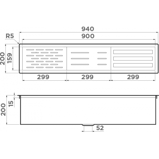 Сушилка OMOIKIRI DRY-02-LG встраиваемая, светлое золото