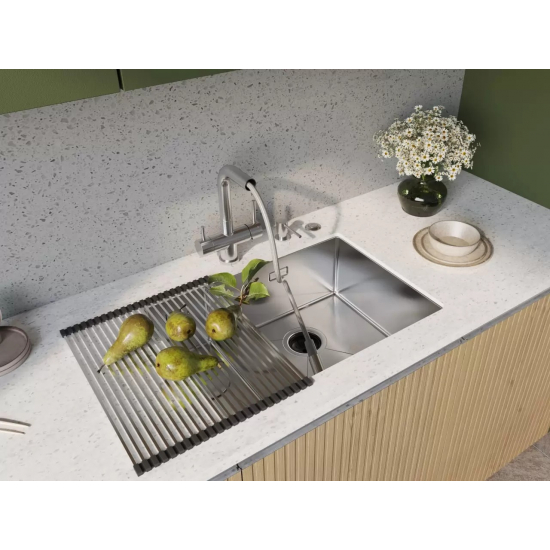 Сушилка OMOIKIRI ROLL-02 IN 4997004 складная, нержавеющая сталь