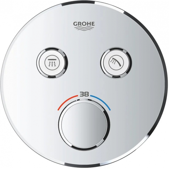 Термостатический смеситель встраиваемый GROHE Grohtherm SmartControl 29119000 для душа