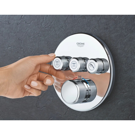 Термостатический смеситель встраиваемый GROHE Grohtherm SmartControl 29121000 для душа