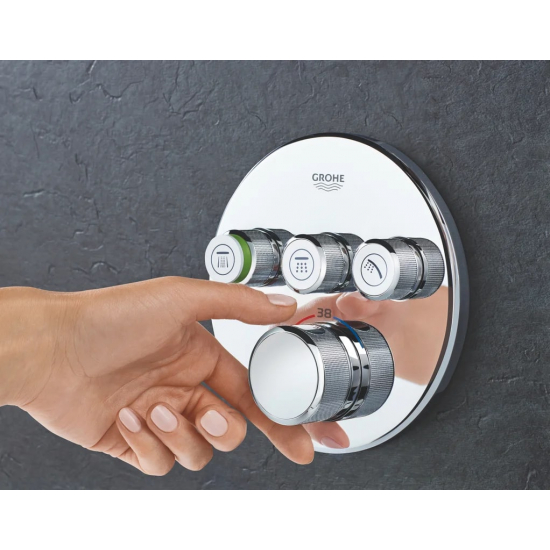 Термостатический смеситель встраиваемый GROHE Grohtherm SmartControl 29121000 для душа