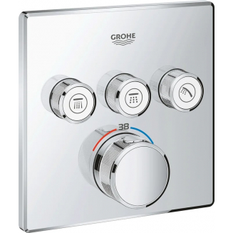 Термостатический смеситель встраиваемый GROHE Grohtherm SmartControl 29126000 для душа, хром