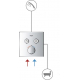 Термостатический смеситель встраиваемый GROHE Grohtherm SmartControl 29148000 хром