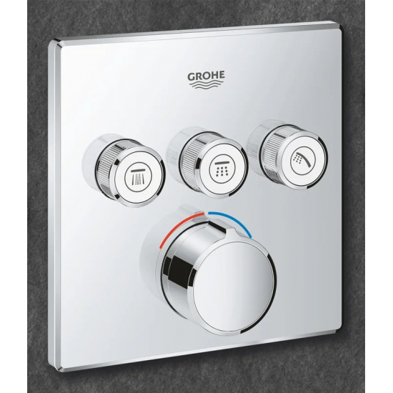 Термостатический смеситель встраиваемый GROHE Grohtherm SmartControl 29149000 хром