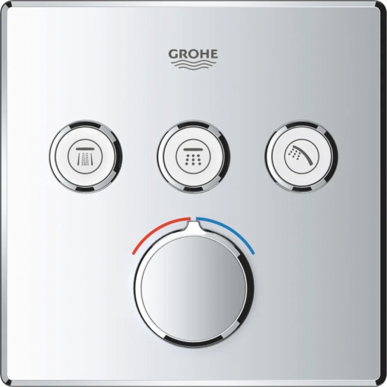 Термостатический смеситель встраиваемый GROHE Grohtherm SmartControl 29149000 хром