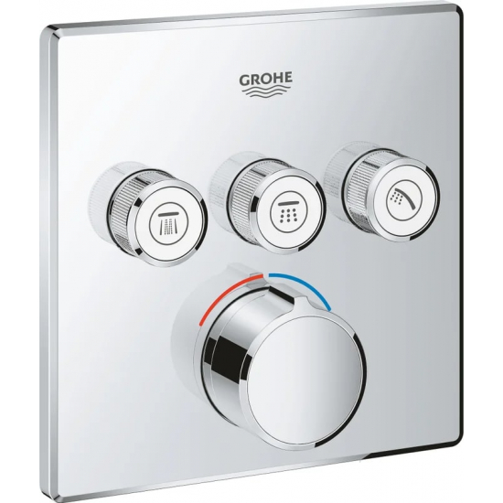 Термостатический смеситель встраиваемый GROHE Grohtherm SmartControl 29149000 хром