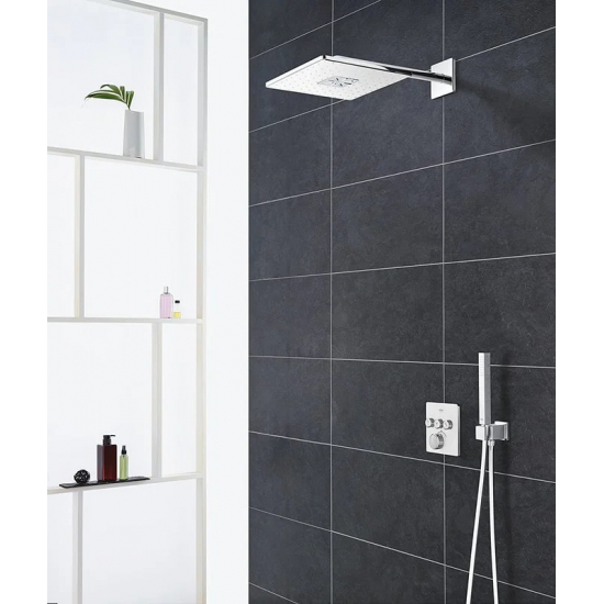 Термостатический смеситель встраиваемый GROHE Grohtherm SmartControl 29157LS0 белая луна