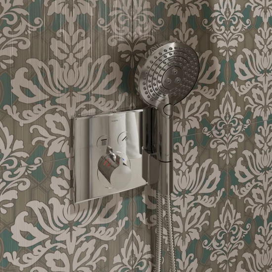 Термостатический смеситель встраиваемый HANSGROHE ShowerSelect 15765000, С ВНУТРЕННЕЙ ЧАСТЬЮ, хром