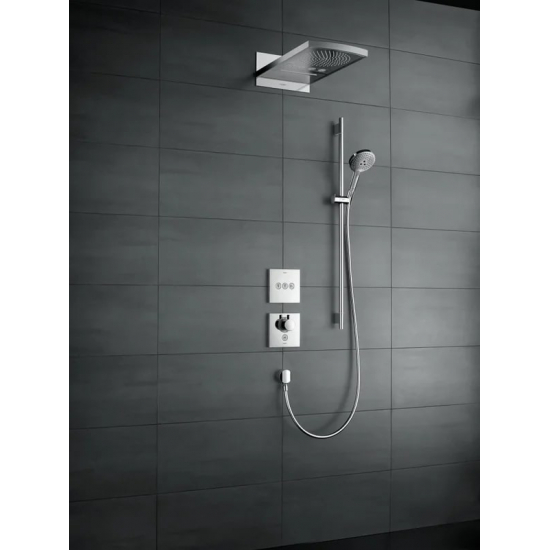 Термостатический смеситель встраиваемый HANSGROHE ShowerSelect Highfow 15761000 для душа, хром