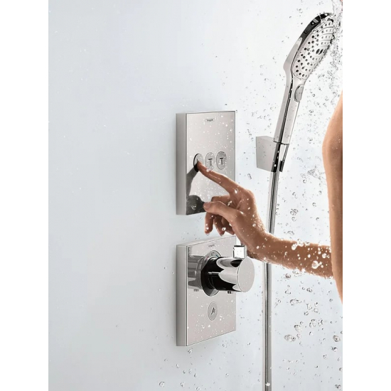 Термостатический смеситель встраиваемый HANSGROHE ShowerSelect Highfow 15761000 для душа, хром