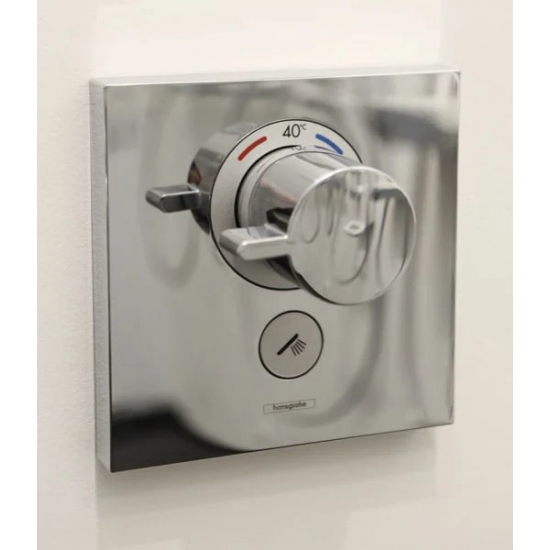 Термостатический смеситель встраиваемый HANSGROHE ShowerSelect Highfow 15761000 для душа, хром