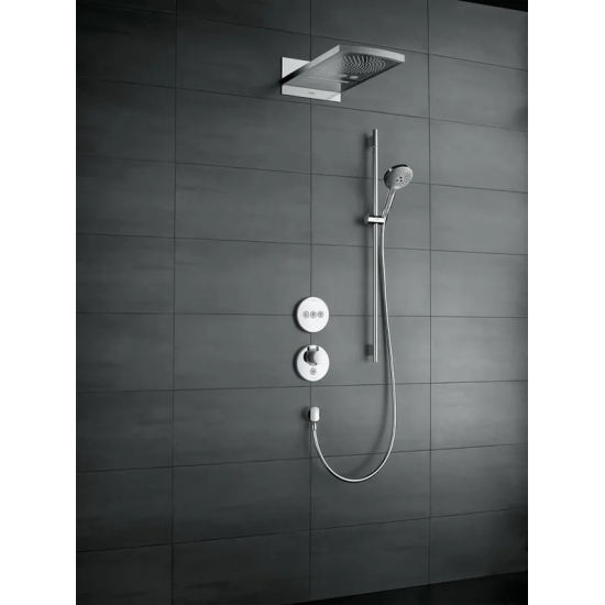 Термостатический смеситель встраиваемый HANSGROHE ShowerSelect S 15744000 С ВНУТРЕННЕЙ ЧАСТЬЮ, хром
