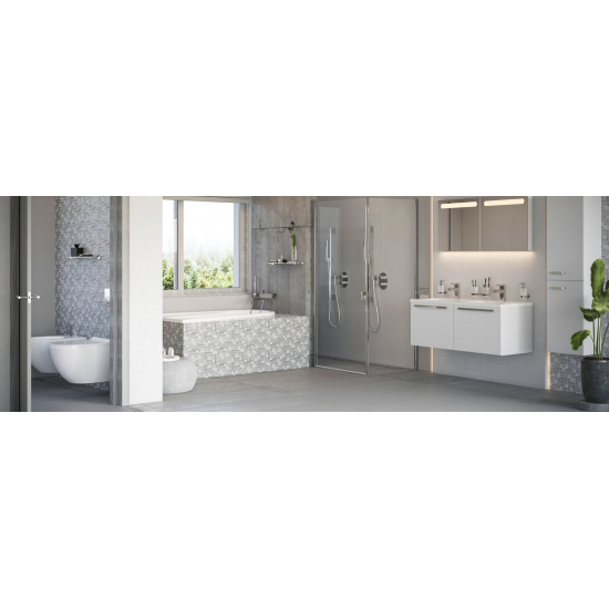 Термостатический смеситель встраиваемый RAVAK Chrome CR 064.00 С ВНУТРЕННЕЙ ЧАСТЬЮ, для душа