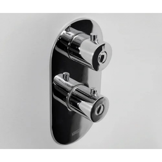 Термостатический смеситель встраиваемый WASSERKRAFT Berkel 4833 С ВНУТРЕННЕЙ ЧАСТЬЮ, хром