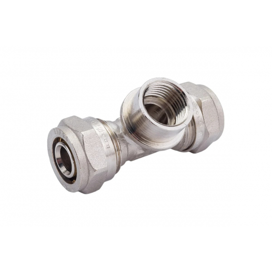 Тройник обжимной VALTEC 20 мм х 1/2" с переходом на внутреннюю резьбу VTm.332.N.200420