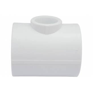 Тройник переходной PPR VALFEX 110х63х110 белый