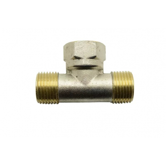 Тройник резьбовой FRAP F331.0404 - 1/2"x1/2"x1/2" нар.-вн.-нар.