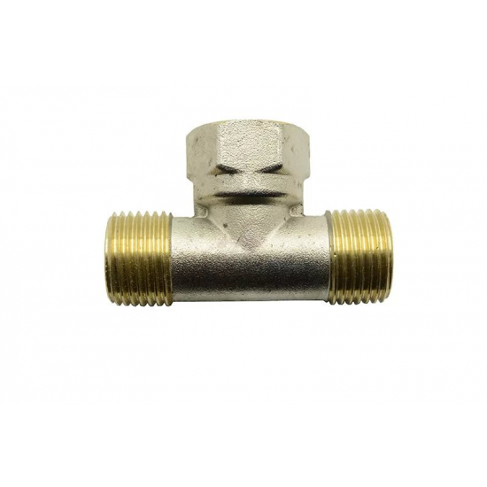 Тройник резьбовой FRAP F331.0404 - 1/2"x1/2"x1/2" нар.-вн.-нар.