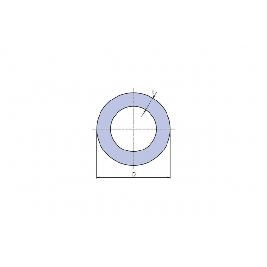 Труба полипропиленовая EKOPLASTIK 63x10.5 SDR 6 PN20 толстостенная, серая 4 м