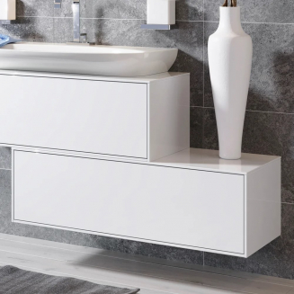 Тумба AQWELLA 5 stars Genesis 100 белая