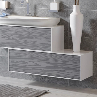 Тумба AQWELLA 5 stars Genesis 100 миллениум серый