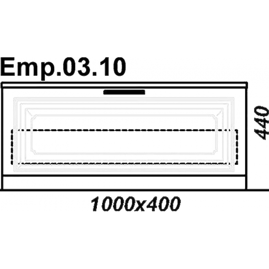 Тумба AQWELLA 5 stars Империя Н10 белый глянец