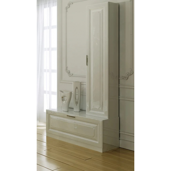 Тумба AQWELLA 5 stars Империя Н8 белый глянец