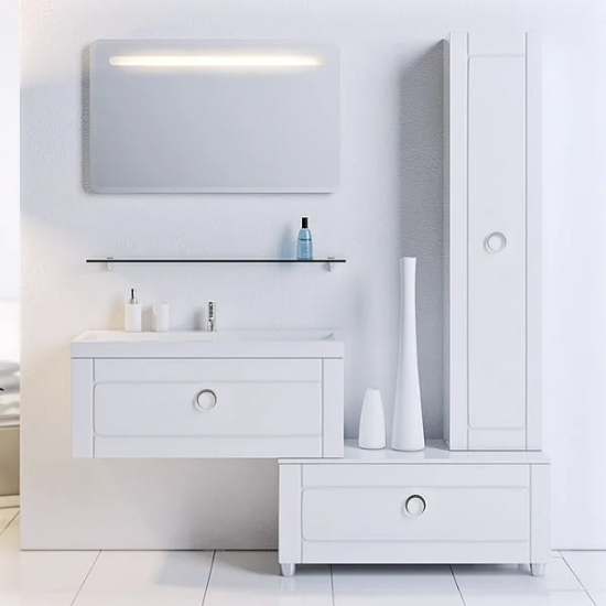 Тумба AQWELLA 5 stars Инфинити Н8 белая