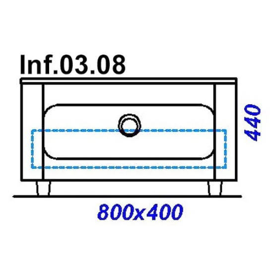 Тумба AQWELLA 5 stars Инфинити Н8 белая