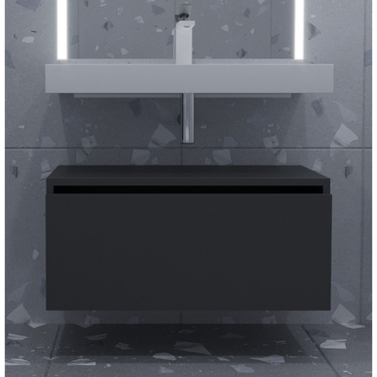 Тумба Armadi Art Flat Valessi Uno-S 60 антрацит глянец