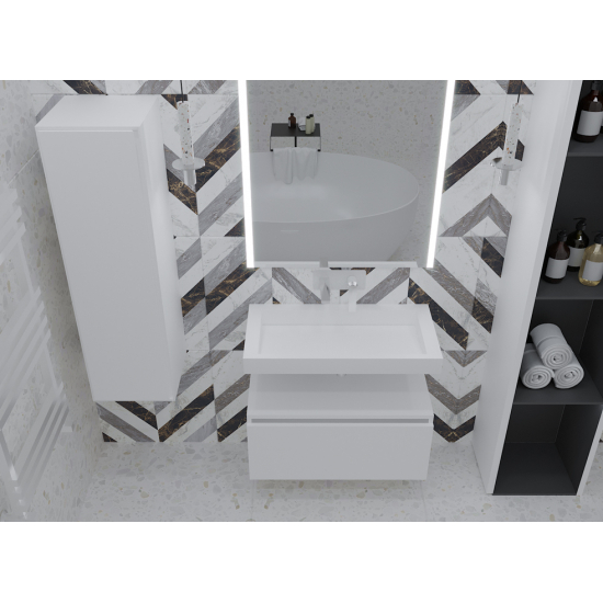 Тумба Armadi Art Flat Valessi Uno-S 60 белый глянец