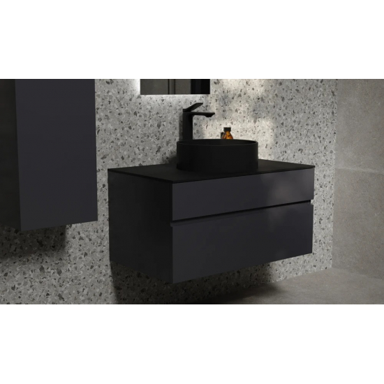Тумба c раковиной RAVAL Decent 80 антрацит