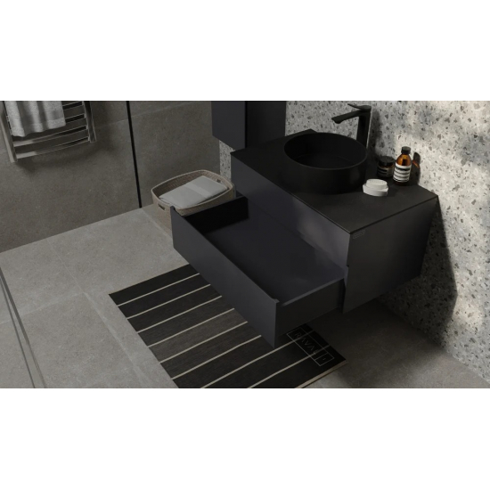 Тумба c раковиной RAVAL Decent 80 антрацит