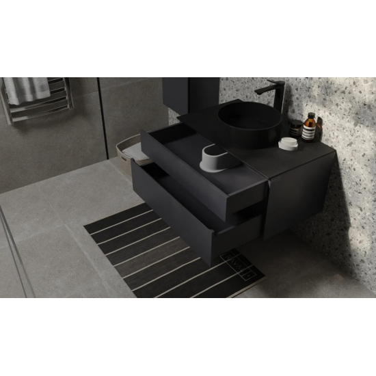 Тумба c раковиной RAVAL Decent 80 антрацит