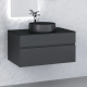 Тумба c раковиной RAVAL Decent 80 антрацит