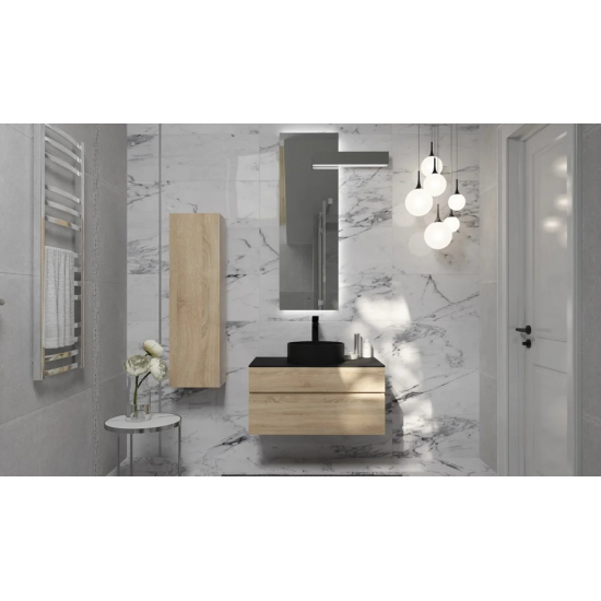 Тумба c раковиной RAVAL Decent 80 дуб сонома