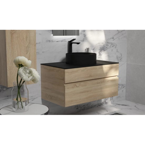 Тумба c раковиной RAVAL Decent 80 дуб сонома