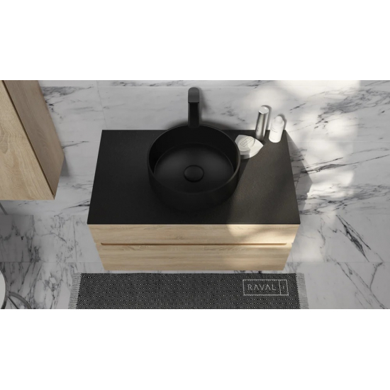 Тумба c раковиной RAVAL Decent 80 дуб сонома